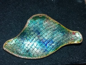 ¿Precioso cobre vintage? Broche/broche brillante. J66Grnd* - Imagen 1 de 7