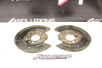 2009-2021 Nissan 370Z Rear Brake Dust Shields Akebono BBK OEM - Image 1 of 4