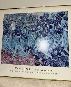 VTG 1990 Vincent Van Gogh John Paul Getty Malibu California Museum Print RARE - Picture 1 of 5