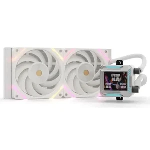 VALKYRIE Syn 24 ARGB Intel/AMD CPU All In One Chłodnica cieczy - Biały - Ekran LCD - Zdjęcie 1 z 5