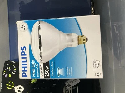 Phillips BR40 Heat Lamp Lightbulb, 250W, Infrared  - Image 1 of 4