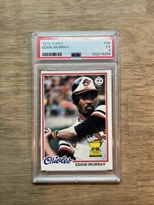 1978 Topps - Eddie Murray #36 (RC) PSA 5 - Foto 1 di 2