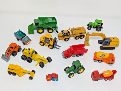 Lote de juguetes diecast para camión tractor vehículo de construcción ERTL Tonka John Deere Foto 1 de 4