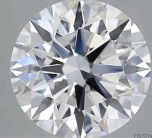 Diamante CVD coltivato in laboratorio certificato IGI 2,02 Cts taglio tondo colore E VS1 chiarezza PIETRA - Foto 1 di 10