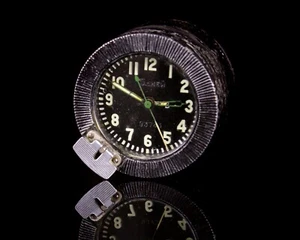Reloj reloj mecánico soviético panel tanque cronómetro hora AChS AVRM - 5 URSS - Imagen 1 de 5