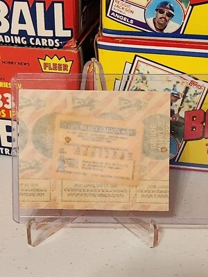 Barry Larkin SEALED Unopened Cracker Jack 1991 Topps MINI Card PACK Cincinnati  - Image 1 of 2