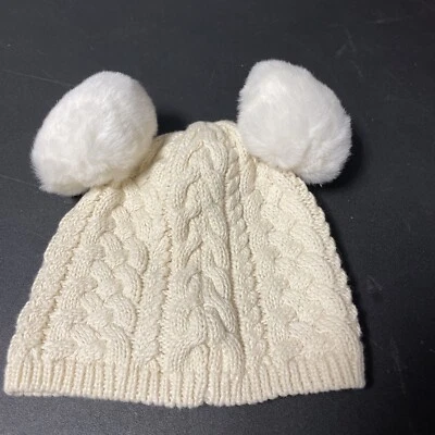 Baby Gap Cable Knit Hat Beanie French Vanilla I6-12 Months - Image 1 of 4