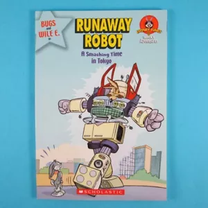 SELTENES Looney Tunes verrücktes Abenteuerbuch, ENTLAUFENER ROBOTER: Eine vernichtende Zeit in Tokio - Bild 1 von 14