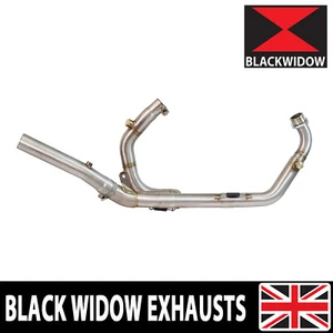 SV650 SV 650 2003-2015 Exhaust System Downpipes Headers Link Pipe - No Silencer - Picture 1 of 7
