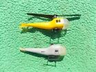 LIONEL HELICOPTER 3419-100 NAVY & YELLOW W/ BLADE - Original For Parts
