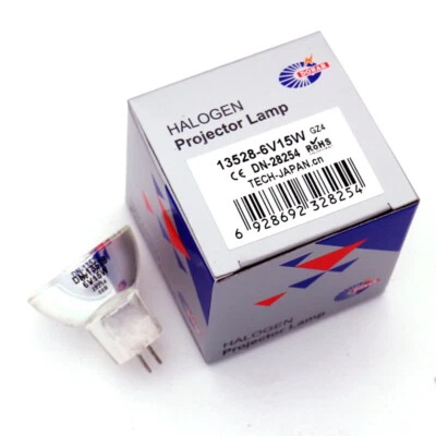 Microscope Bulb 13528 Dental Lamp MR11 6V15W Projection Lamp Instrument Light - Image 1 of 2