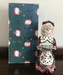 2000 Blue Sky Clayworks Heather Goldminc Christmas~ Mrs. Claus Tea Light W/ Box - Picture 1 of 18