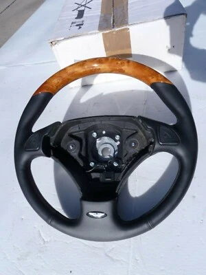 NUEVO Aston Martin DB7 Negro Madera Roble 3 Radios Drivers OEM Furgoneta de Dirección  Foto 1 de 4