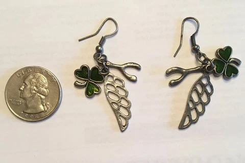 North Carolina Tar Heels UNC - French Hook Earrings Jewelry Cover