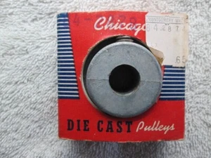 Chicago Die Casting Manufacturing Co. Metal Pulley, No.200-A-121, 2 In. Diameter - Picture 1 of 5