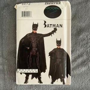 Butterick Sewing Pattern 4172 XS-XL Batman Forever Costume Adult Child Cosplay - Picture 1 of 6