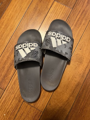 Scarpe da acqua uomo Adidas Adilette Comfort Slides F34727 grigie taglia 10