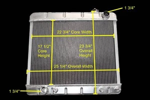 KKS 3 Row Radiator For 1960-64 Buick Skylark Lesabre Electra Wildcat Special V8 - Picture 1 of 7