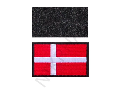 Dänemark Aufnäher Klettverschluss Abzeichen Patch Flagge Fahne Denmark - Bild 1 von 3
