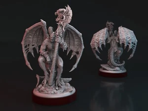 The Devil on Throne miniature for Tabletop, boardgames, paint and display... - Imagen 1 de 5
