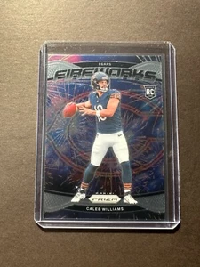 Caleb Williams Rookie RC Fireworks Panini Prizm No. 25 Chicago Bears 2024 - 2025 - Picture 1 of 2
