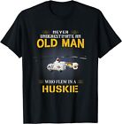 NEW LIMITED Never Underestimate who flew kaman hh-43 huskie helicopter T-Shirt