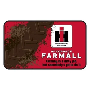 'Farming is a Dirty Job...'  IH Door Mat - Picture 1 of 1