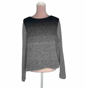 Kokomarina Alpaca Blend Gorgeous Grey Sweater Size Large French Style Knit Work - Bild 1 von 11