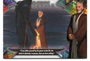 2022 Topps Star Wars Masterwork OBI-WAN KENOBI QUOTES Insert Card OB1-10 - Picture 1 of 2