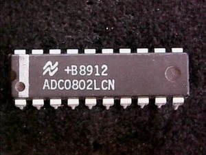 ADC0802LCN - ADC0802 National Semiconductor Integrated Circuit (DIP-20) - Picture 1 of 1