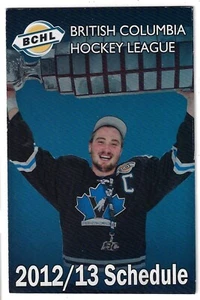2012-13 BCHL League Hockey Schedule !!! Many Sponsors - Picture 1 of 1