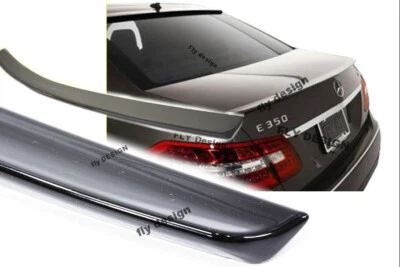 Passend für MERCEDES w212 e-klasse spoiler OBSIDIANSCHWARZ heckspoilerlippe becq - Bild 1 von 4