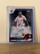 2022-23 Topps Chrome UEFA Dominik Szoboszlai #CA-DS Blue Autographs Auto /150