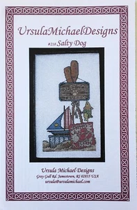 Ursula Michael Designs #218 Salty Dog Cross Stitch Chart - Picture 1 of 1