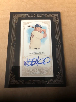 2012 Topps Allen and Ginter Autographs #MMO Mitch Moreland - Imagem 1 de 2