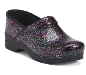 DANSKO Patent Leather Dandelion Professional Comfort Clogs Slip On Size 38 - Picture 1 of 7