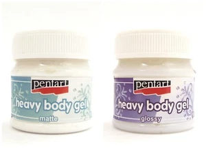 Pentart Heavy Body Gel, Thick Paste, Matte or Glossy - Picture 1 of 3