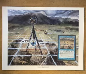 MTG✨Signed MANA SEVERANCE Art Print/Card✨Tempest NM/M RARE 1997 T. Nielsen Art - Picture 1 of 7