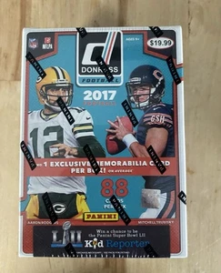 2017 Panini Donruss Football 11 Pack Blaster Box Mahomes Rookie Year - Picture 1 of 2