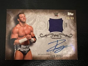 WWE Zack Ryder 2016 Topps Undisputed Relic/Auto UAR-ZR /99 READ - Picture 1 of 2