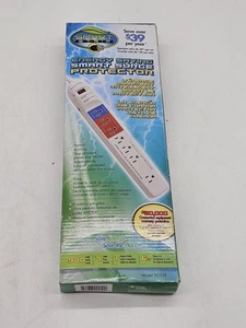 Smart Strip SCG3 7 Outlet Energy Saving Surge Protector   12 In The Case - Picture 1 of 4