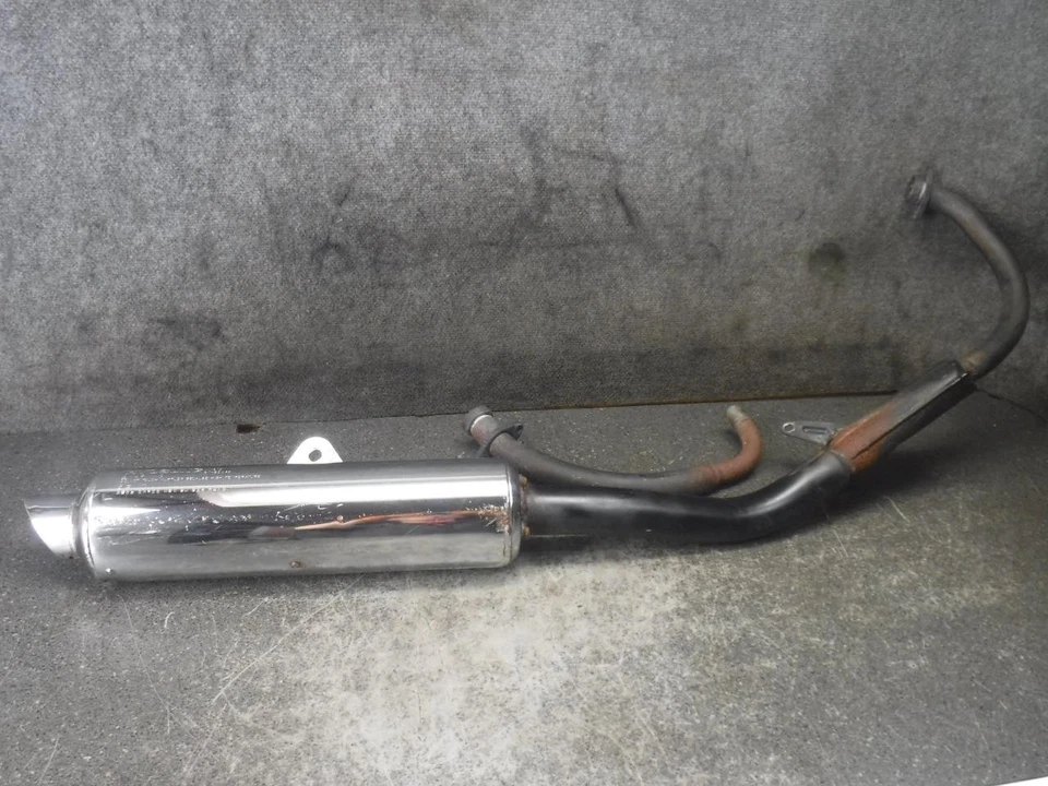 07 Hyosung 250 GT250 Silenciador de escape Tubos de cabezal de lata 66B Foto 1 de 4