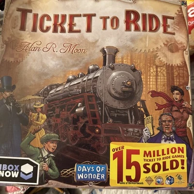 Days of Wonder Ticket To Ride by Alan R. Moon Train Adventure Board Game - Image 1 of 4