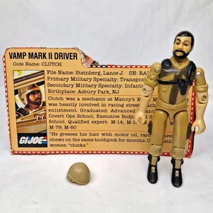 G.I. Joe Clutch Vamp 100% Complete w/File Card 1984 ARAH Action Figure Vintage - Picture 1 of 9