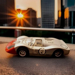 Tyco Pro 1967 Porsche 908 LONG Nose Vintage Slot Car Working Lights Runs Well. - Picture 1 of 23