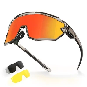 Polarized Glasses Kids Youth Baseball Sunglasses Adult Men Women Cycling Gogg... - Picture 1 of 6
