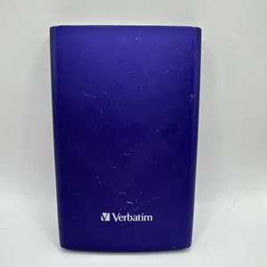 Verbatim 500GB Model No. 53033 Portable External Hard Drive, Used Purple - Afbeelding 1 van 3