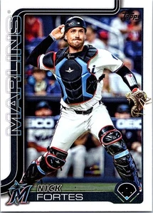 Nick Fortes 2025 Topps #523 Miami Marlins - Imagen 1 de 2