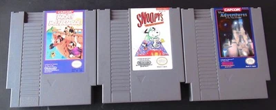 Nintendo Lote de 3 - Mickey Mousecapade, Snoopys Silly Sports & Disney Adventure Foto 1 de 4