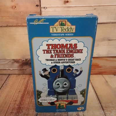 Thomas The Tank Engine Friends VHS Used George Carlin TV Teddy - Image 1 of 4